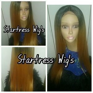 Lace front human blend wig Aliyah